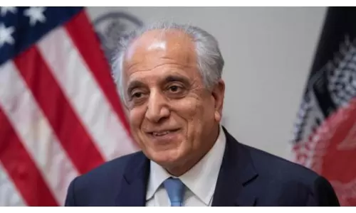 US Secretary of State meets Khalilzad on Afghan peace