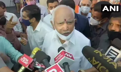 After Karnataka CM Yediyurappa, his daughter too tests Covid positive ; Family members and relatives advised to go into quarantine.