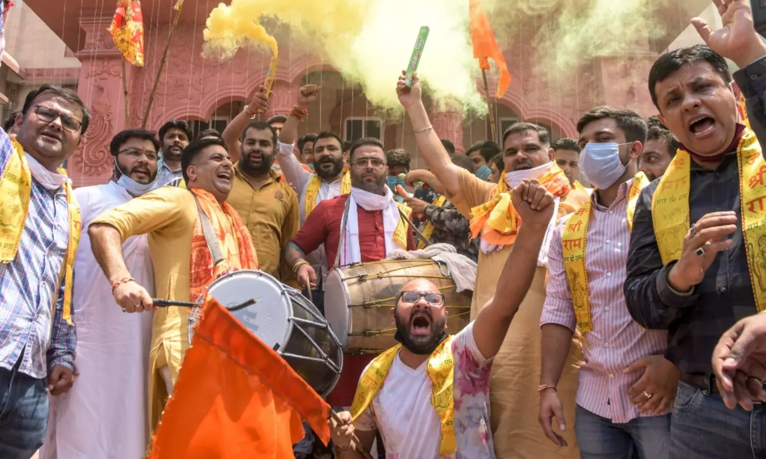 Prime Minister lays foundation for temple at demolished Masjid site