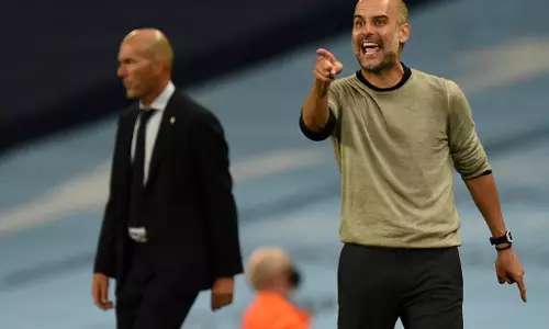 Champions League: Manchsester City outplays Real Madrid to face Lyon in Quarter Final