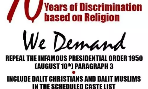 Include Dalit Christians and Dalit Muslims in SC List demands National Council of Churches in India