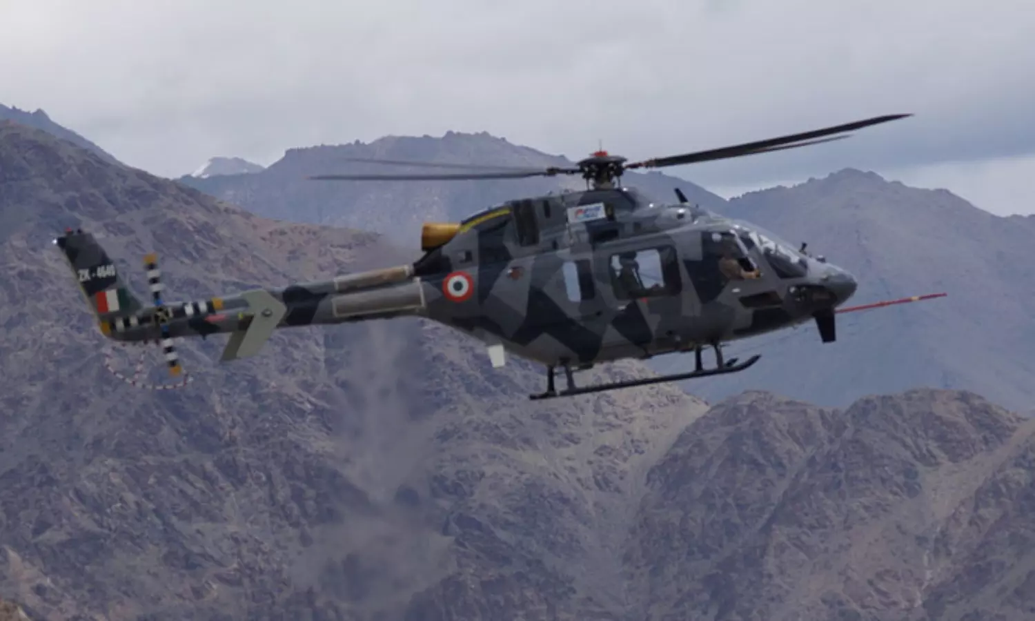 2 light combat choppers made by HAL deployed in Ladakh