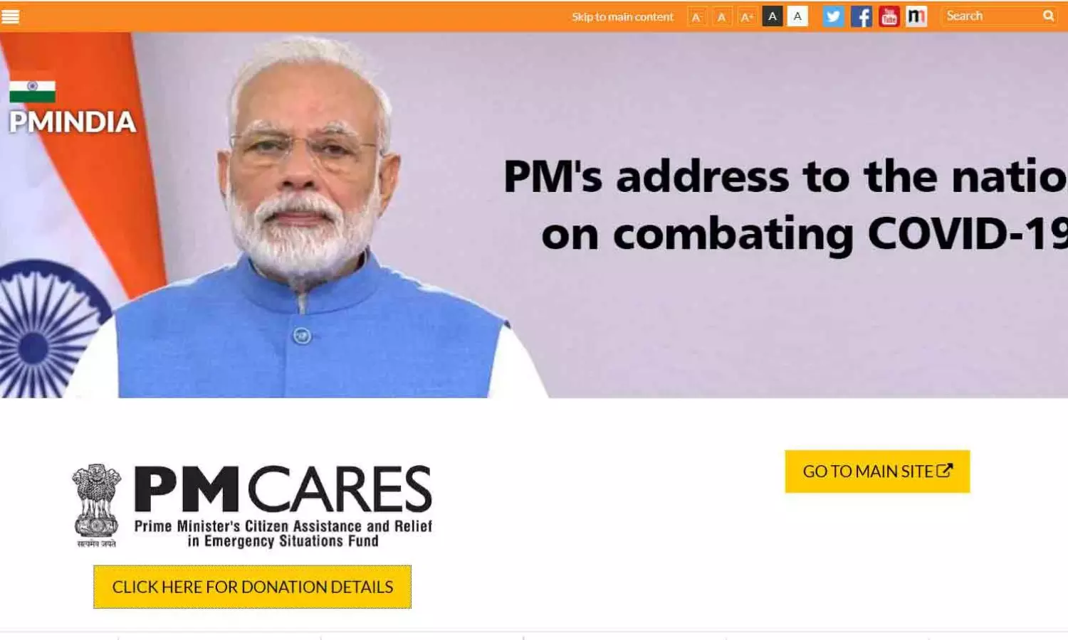 PM Cares fund need not be transferred to NDRF says SC