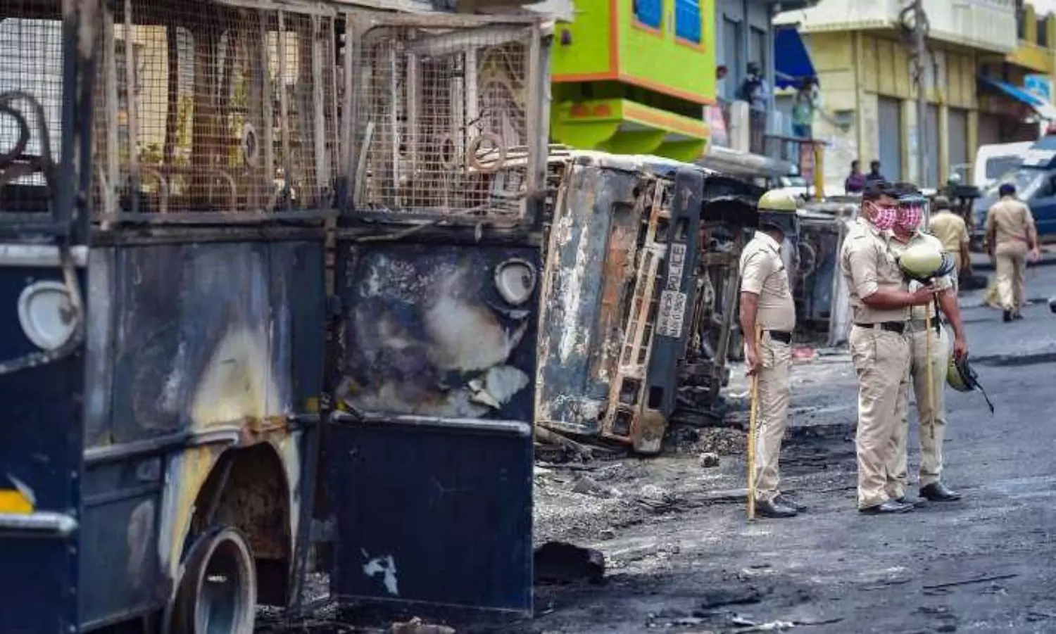 Bluru riots: BJP gives clean chit to police, demands ban on SDPI