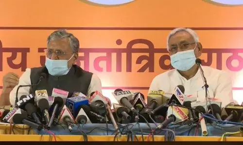 Bihar Assembly Election: NDA seat sharing arrangement declared, BJP gets 121 seats, JD-U 122