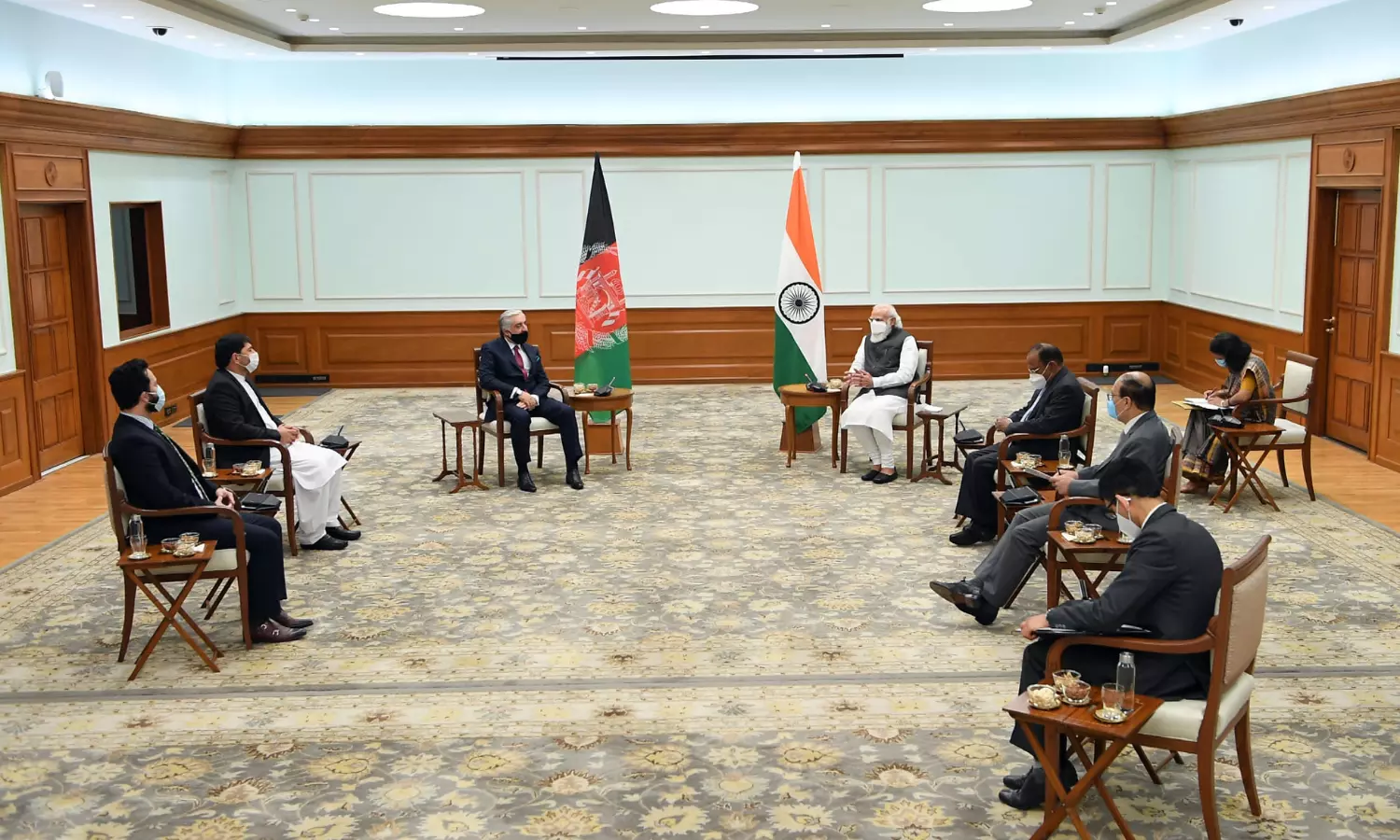 Abdullah Abdullah meets Modi as Doha talks progress