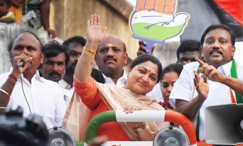 Cong removes actress Khushboo as party spokesperson