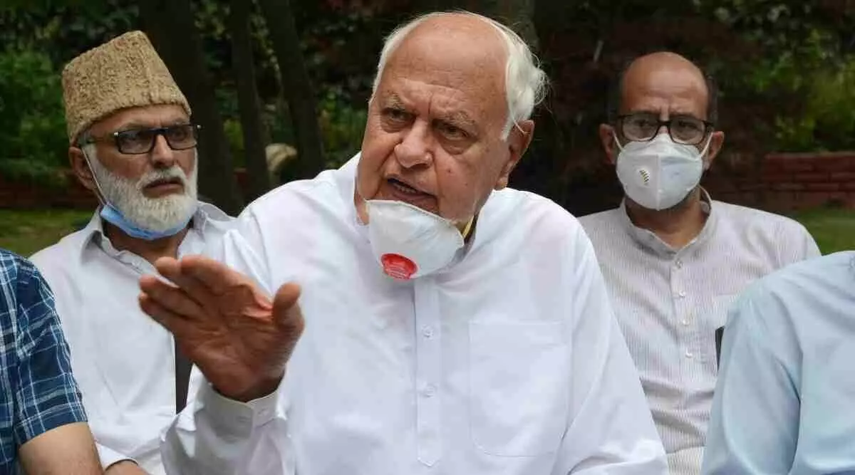 Radical elements trying to divide people along communal lines: Farooq Abdullah on hijab row