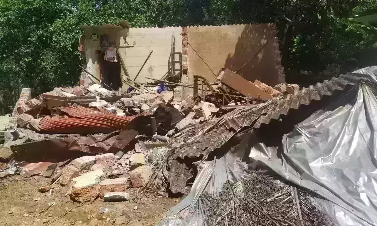Youth vandalises neighbours shop for running illegal activities.