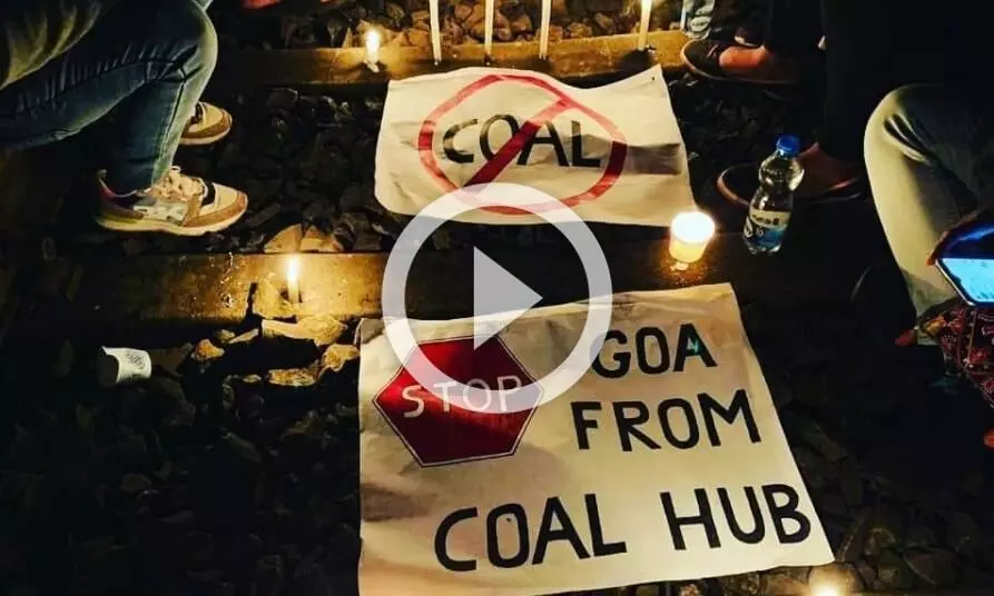 Asserting adverse environmental impacts,Goans protest against Coal Projects