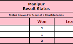 Independent candidate wins one seat in Manipur by-polls Independent candidate wins one seat in Manipur by-polls