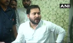 RJD leader Tejashwi Yadav leading over BJPs Satish Kumar in Raghopur Assembly Constituency RJD leader Tejashwi Yadav leading over BJPs Satish Kumar in Raghopur Assembly Constituency