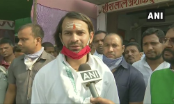 RJD leader Tej Pratap Yadav wins from Hasanpur Assembly Constituency. RJD leader Tej Pratap Yadav wins from Hasanpur Assembly Constituency.