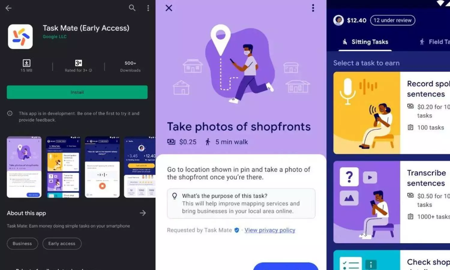 Googles Task Mate gives money for performing tasks