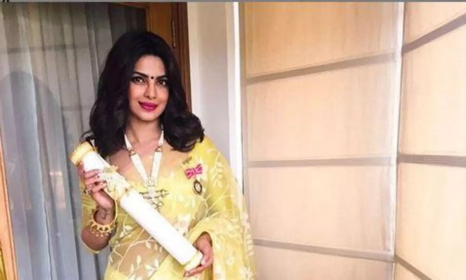 Priyanka Chopra Jonas recalls being feted with Padma Shri