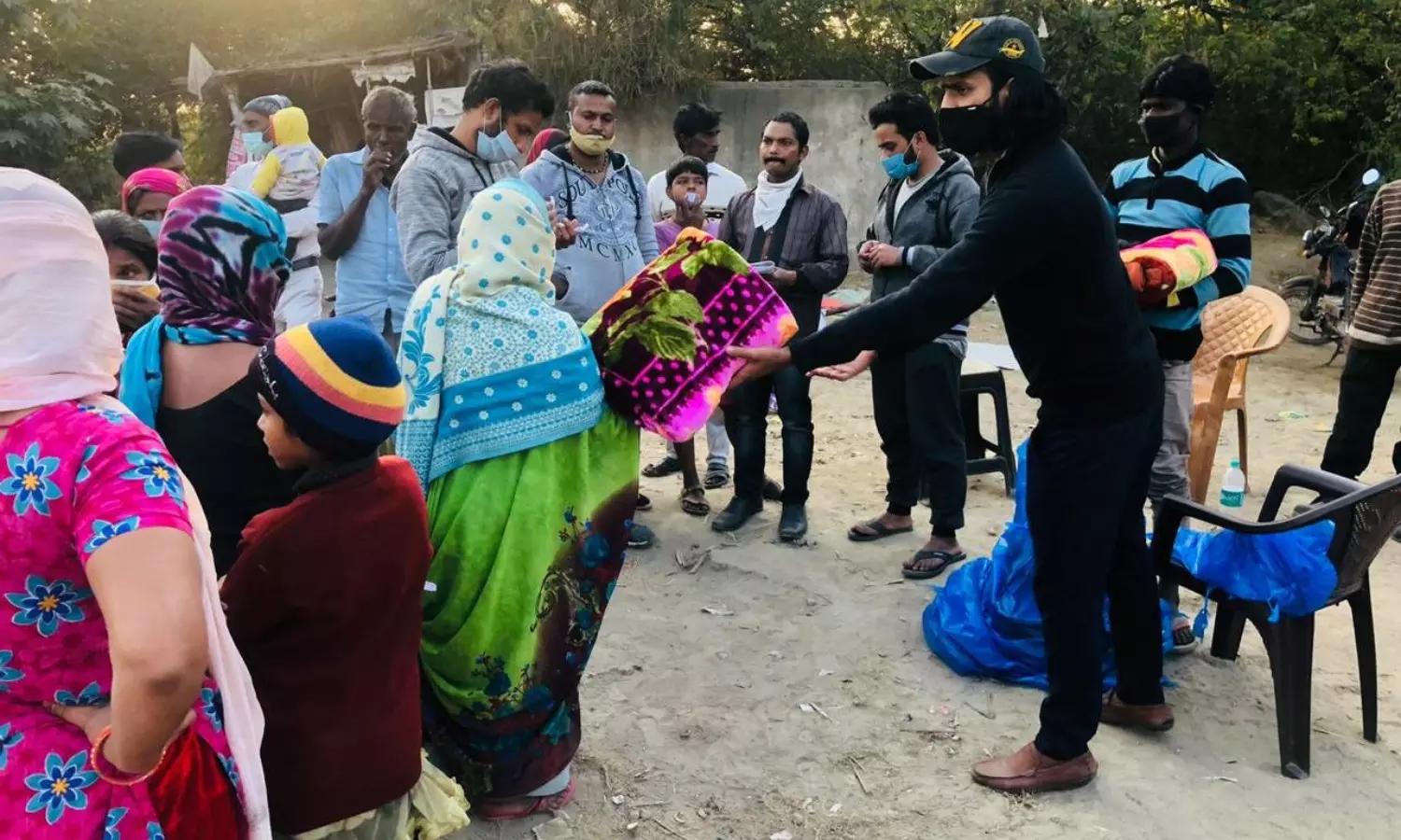 Unprivileged people in Delhi benefits from a fundraising challenge run by an NGO based in Kerala