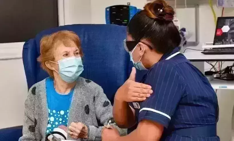 UK woman 1st in world to receive Pfizer Covid vaccine