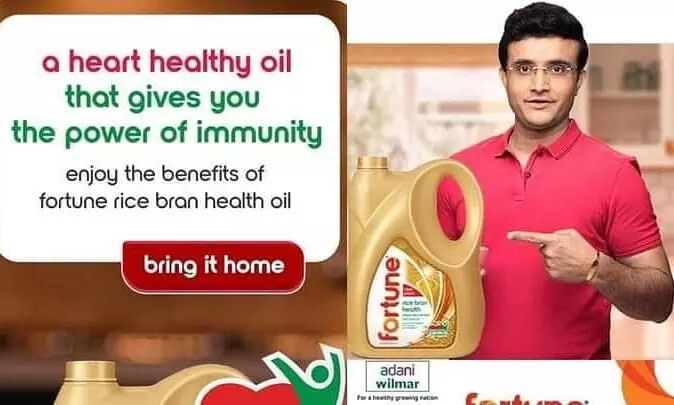 Ganguly ad for Fortune cooking oil pulled down
