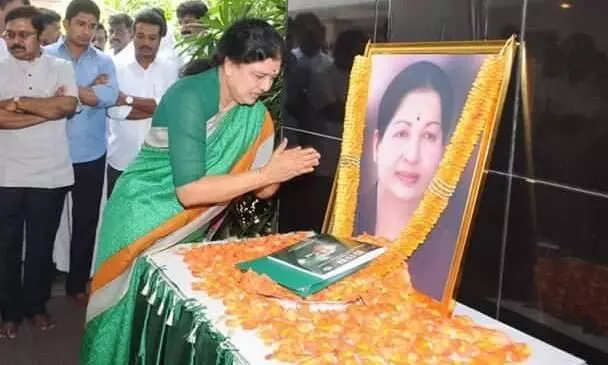 VK Sasikala hospitalized after fever and health issues
