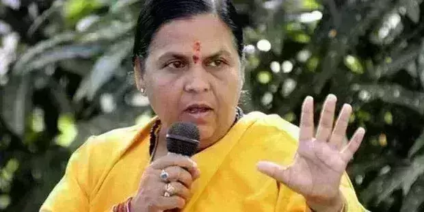 Uma Bharti calls for ban on liquor in BJP-ruled states