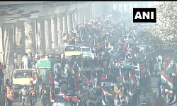 Huge crowd of farmers at Tikri Border