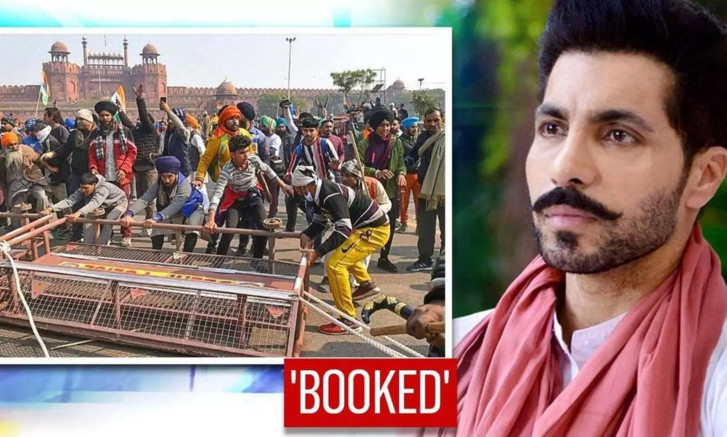 Actor Deep Sidhu, gangster-turned activist Lakha Sidhana booked for Red Fort violence