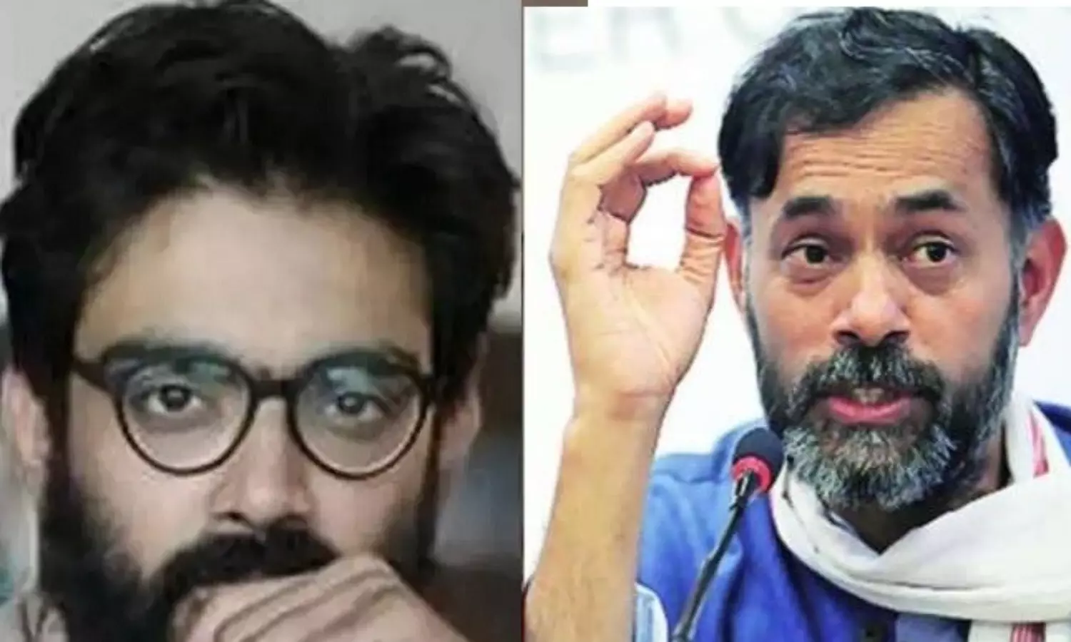 Sharjeel Imam and Yogendra Yadav