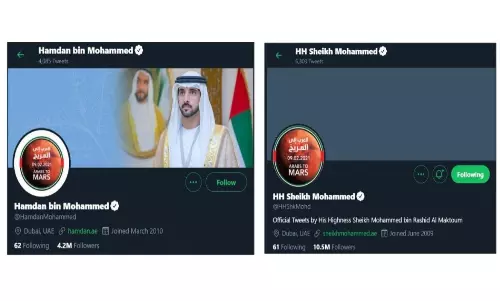 UAE leaders change DPs ahead of Red Planet Mission