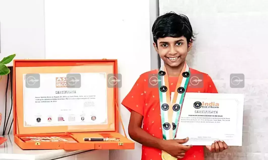 Nine-year-old prepares 172 food dishes in an hour