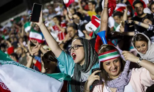 Iran allows women to enter soccer stadium for 1st time in decades