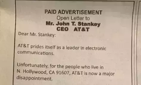 Internet not fast enough; Older man complains in 7.2 lakh ad
