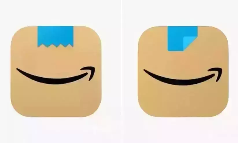 Alleged resemblance to Hitlers moustache; Amazon redesigns app icon