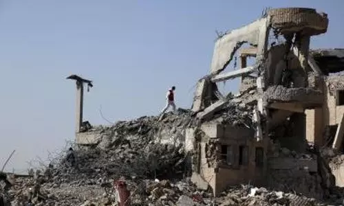 Saudi-led coalition launches airstrikes on rebel sites in Sanaa