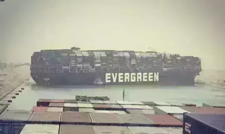 Stuck ship in Egypts Suez Canal imperils shipping worldwide