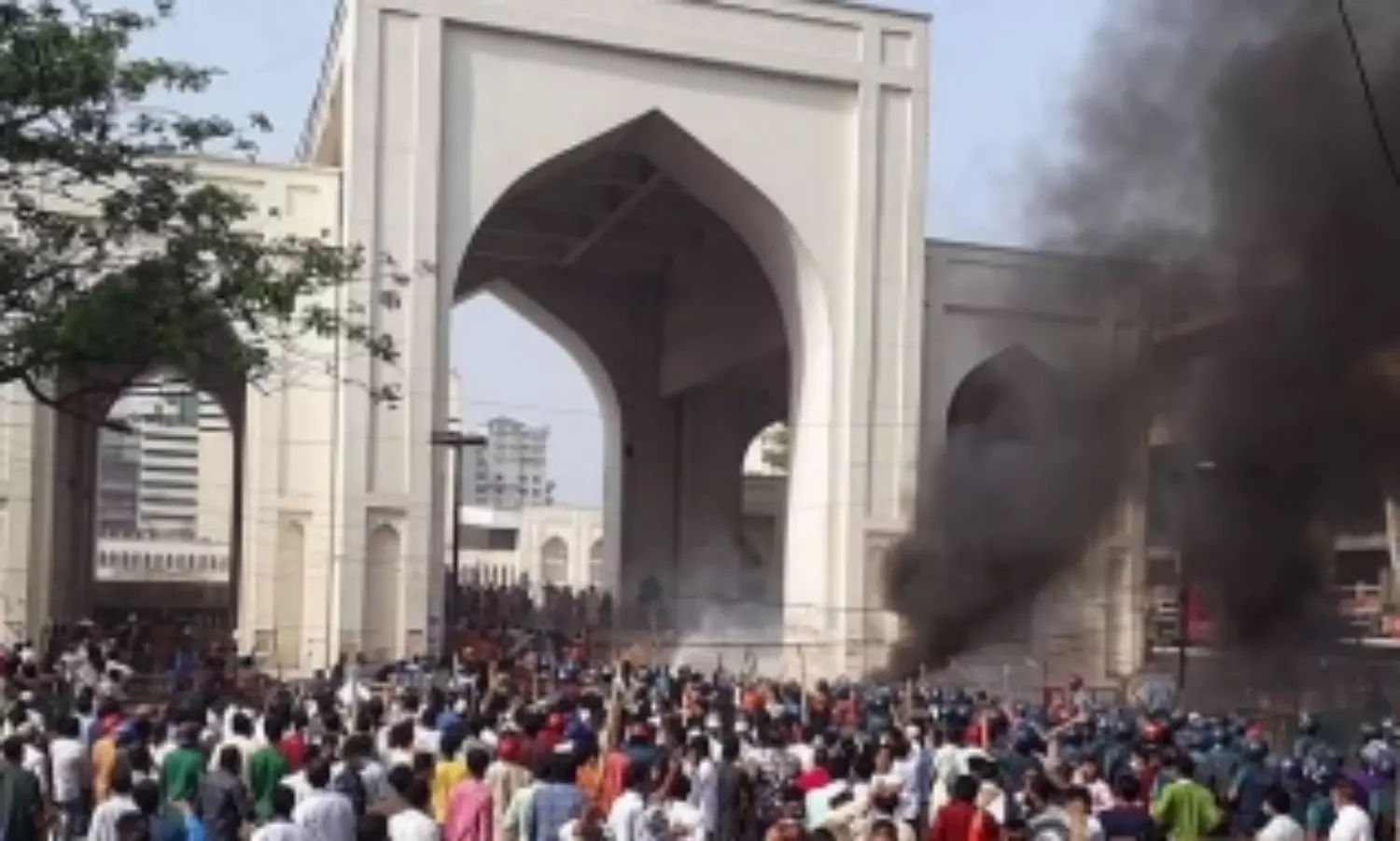 Protests unleash in Bangladesh over Modis visit