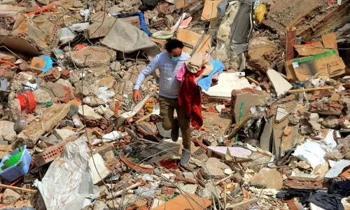 At least 23 killed in a building collapse in Egypt
