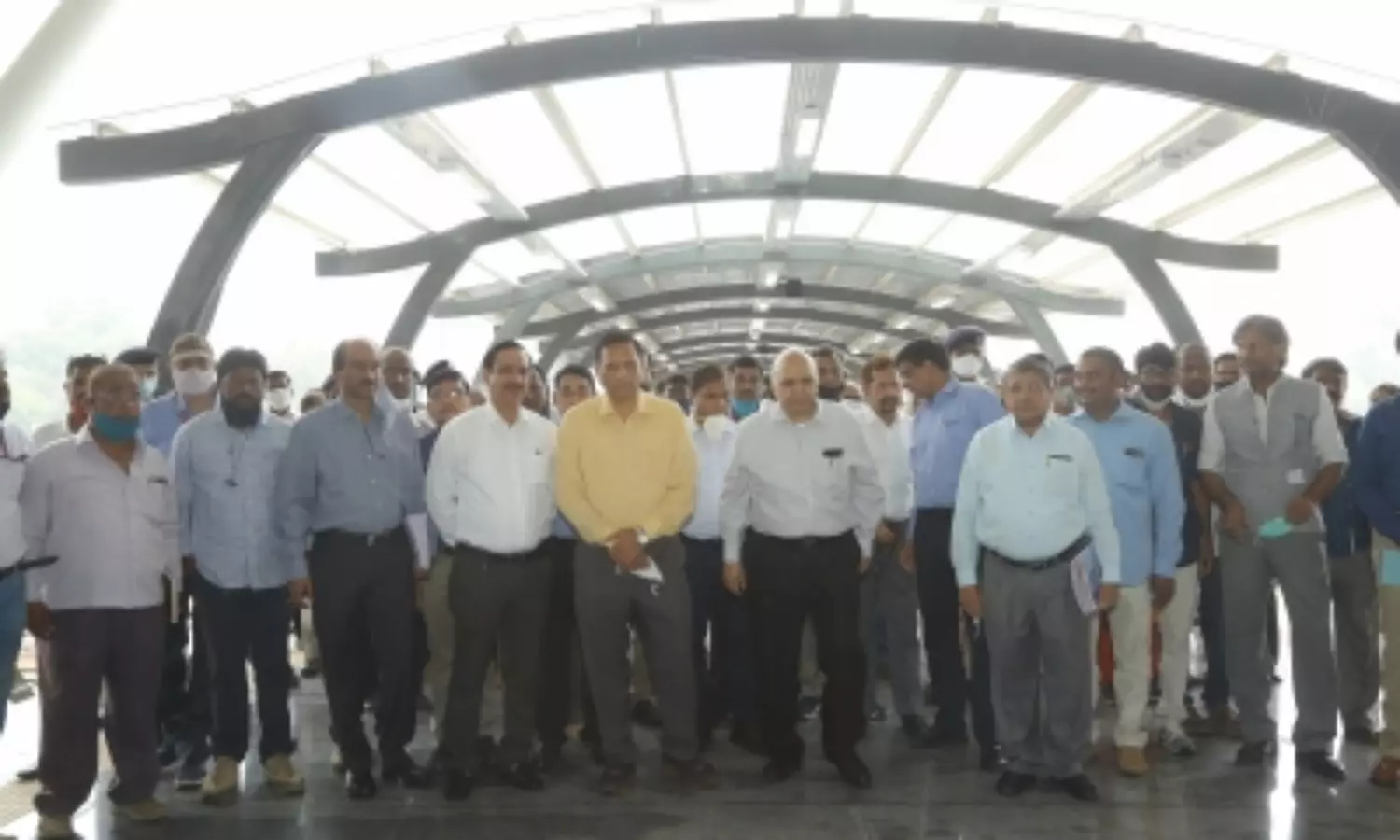 Railway Board Chairmans inspection at Visvesvaraya Terminal ahead of inauguration