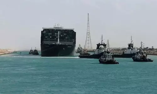 Ever Given stranded in Suez Canal floats free