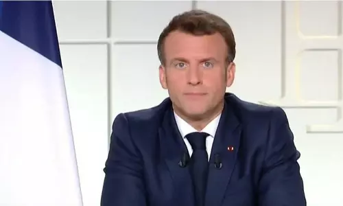 French President Emmanuel Macron introduces new lockdown measures as cases rise