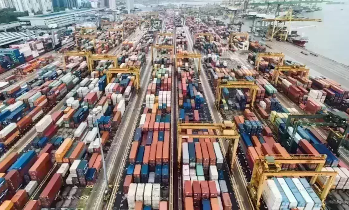 Indias export posts record YoY  growth  in March