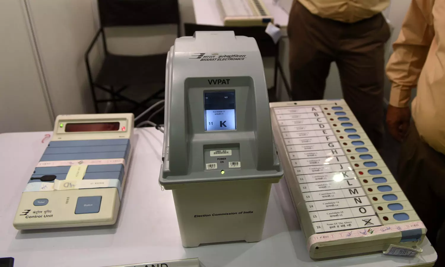 Ballots in party vehicle