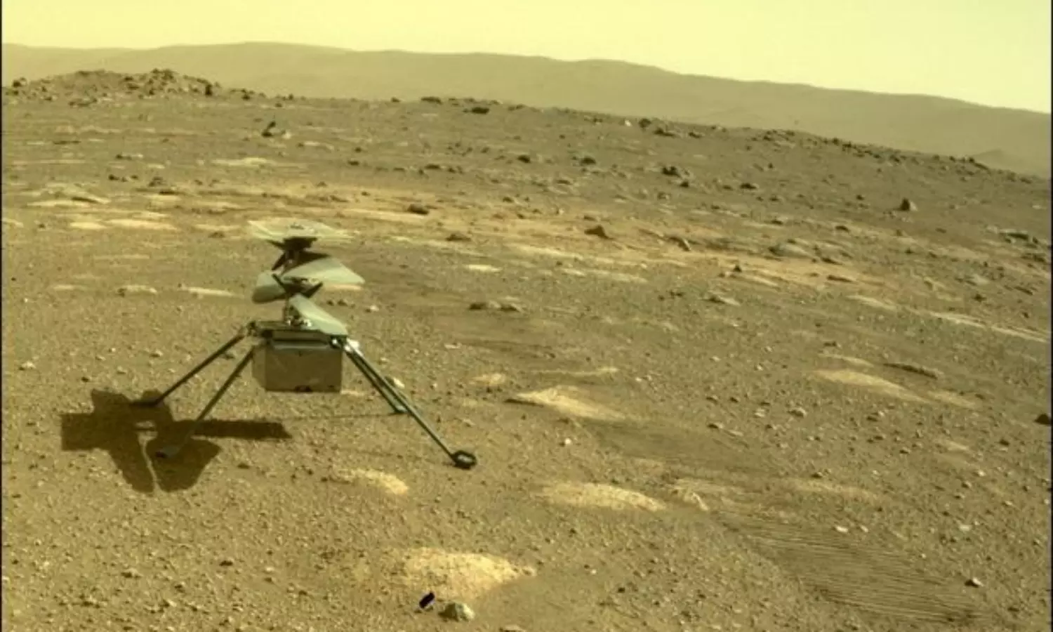 NASAs Mars helicopter Ingenuity touches down on the Red Planet