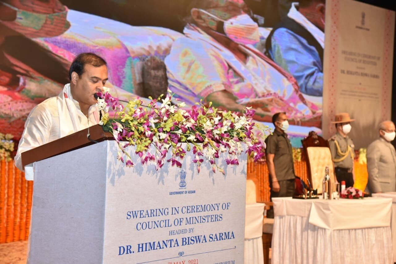 Himanta Biswa Sarma sworn in as the 15th Chief Minister of Assam