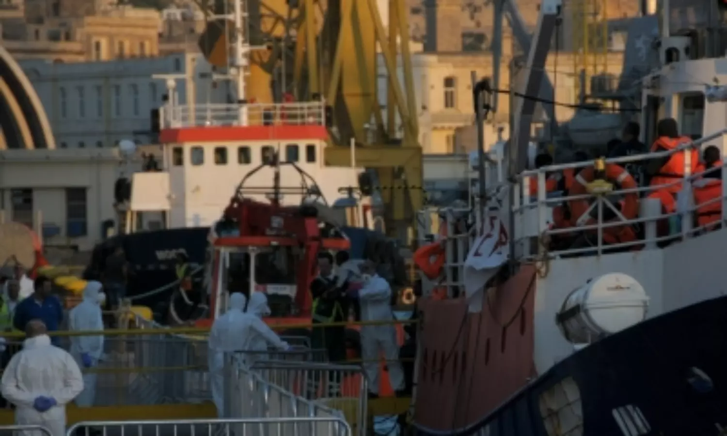 70 migrants crossing Mediterranean sea make distress call, brought to Malta