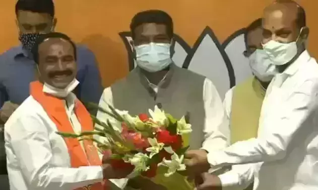Former TRS Minister Eatala Rajender jumps ship to join BJP