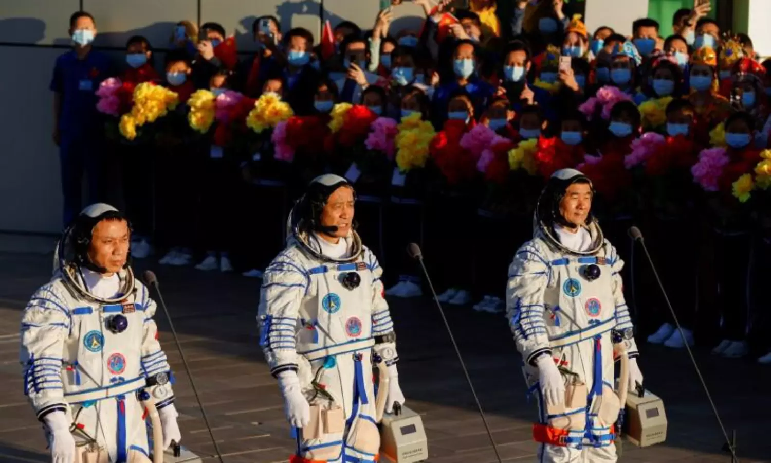 China launches its crewed spacecraft carrying 3 astronauts to new space station