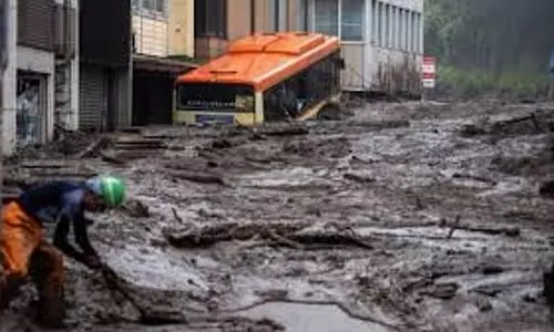 Japan landslides leave 2 dead, 20 others reported missing