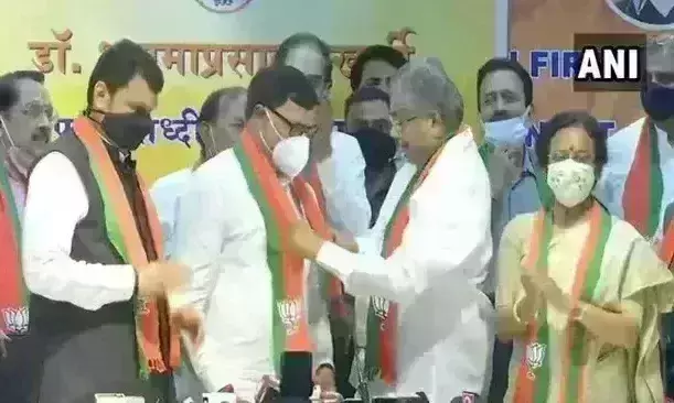 Former Congress Minister joins BJP in Maharashtra