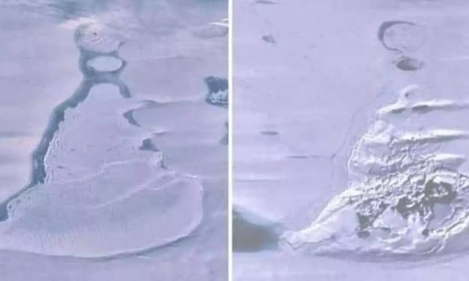 Massive Antarctic lake vanishes in just three days