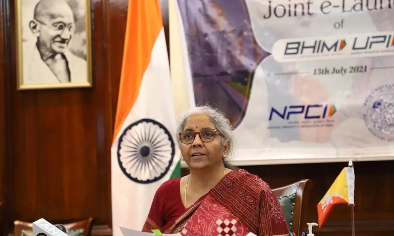 FM Sitharaman launches BHIM-UPI services in Bhutan